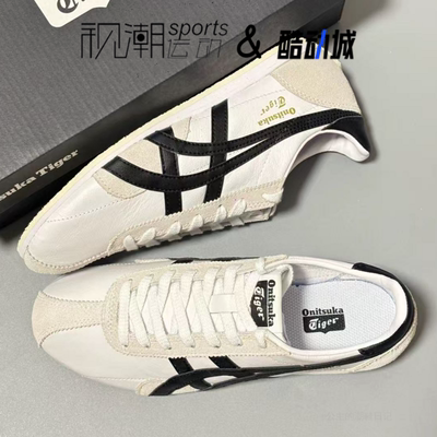 鬼塚虎Runspark白复古舒适休闲鞋