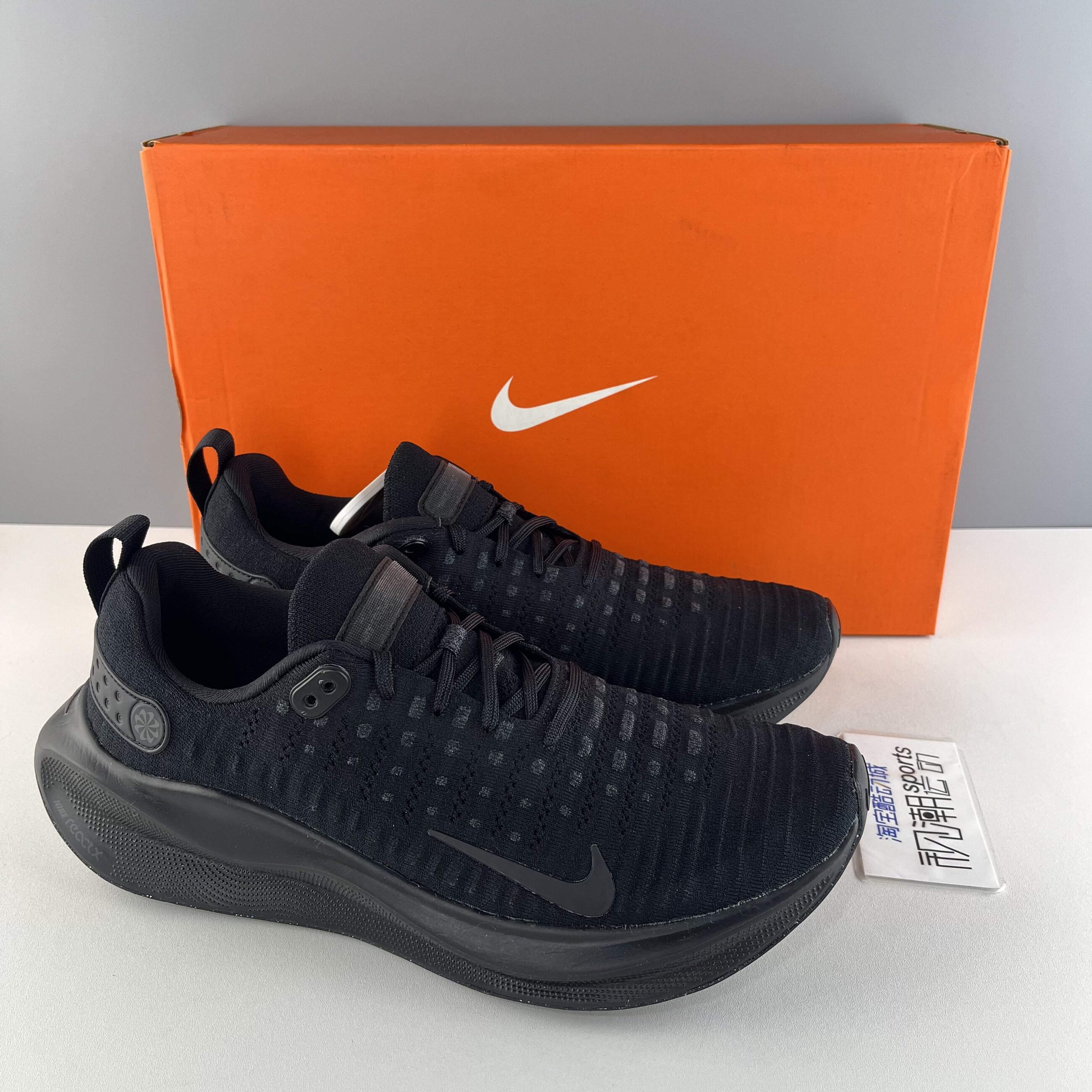 nike耐克flyknit 4黑武士 黑色男子减震防滑训练跑步鞋dr2665-004