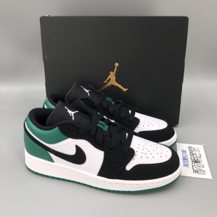 Air Jordan 1 AJ1黑绿脚趾男女大童复古运动休闲篮球鞋553560-113