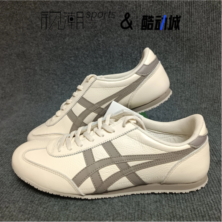 鬼塚虎MachuRacer白灰休闲鞋
