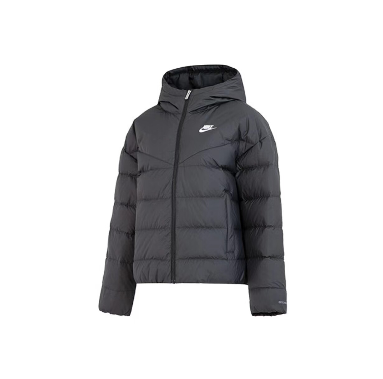 Nike耐克短款羽绒服冬季保暖运动服黑色男女连帽外套DQ5904-010