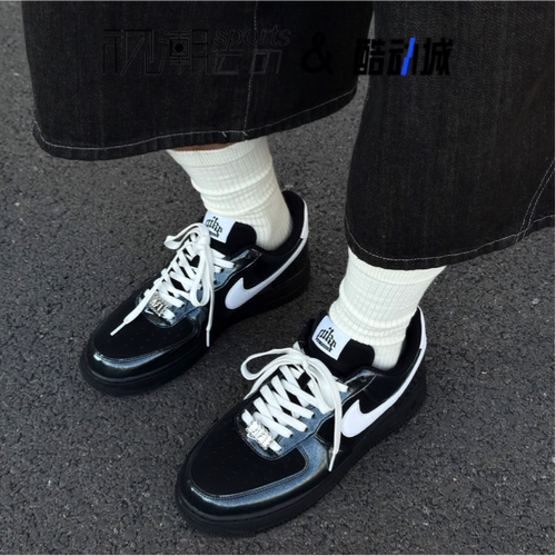 耐克AirForce107LV8黑白板鞋