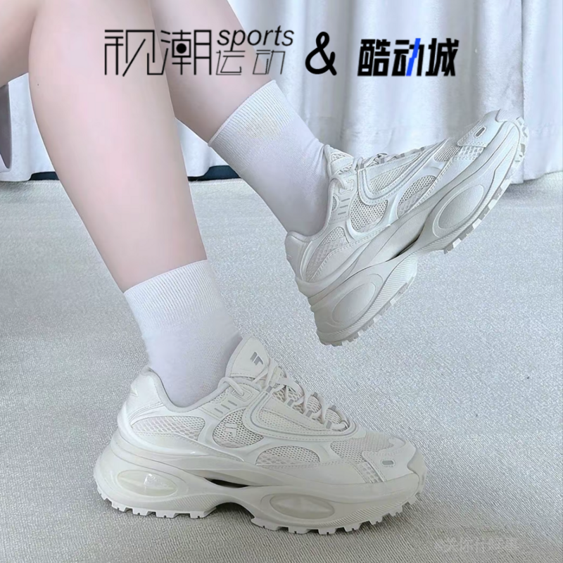 斐乐潮牌硬糖3初雪白休闲老爹鞋