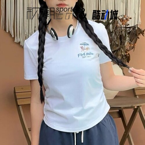 斐乐HERITAGE标准白简约休闲T恤