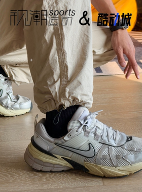 Nike耐克V2K Run灰银男复古缓震防滑透气休闲跑步鞋HJ4497-100