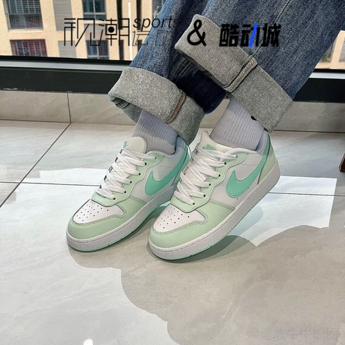 耐克CourtBorough白青大童板鞋