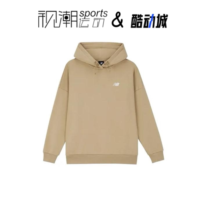 NB卡其女长袖套头卫衣休闲连帽