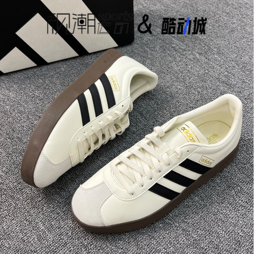 阿迪达斯VlCourt白黑休闲板鞋