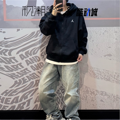 JordanBrooklyn黑色夹克外套