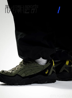 Asics亚瑟士Gel-Pickax军绿男女户外徒步运动休闲鞋1203A867-301