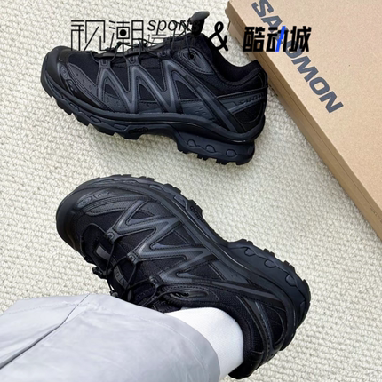 Salomon萨洛蒙XT-Quest黑色男女减震户外徒步登山鞋跑步鞋410139