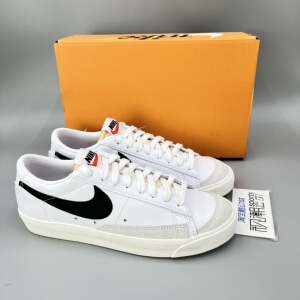 Nike耐克Blazer Low'77开拓者白黑男女复古休闲板鞋DA6364/DC4769