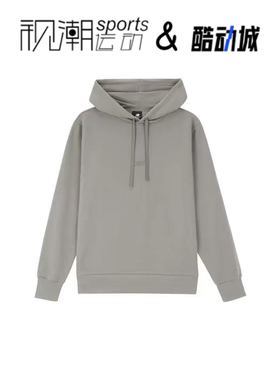 New Balance NB灰色男舒适百搭休闲连帽长袖套头卫衣AMT33335-TAG
