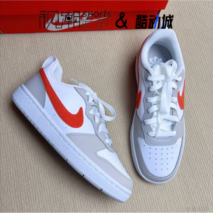 耐克CourtBorough白红大童板鞋