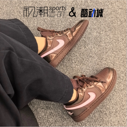 AJ1棕色情人节限定复古篮球鞋