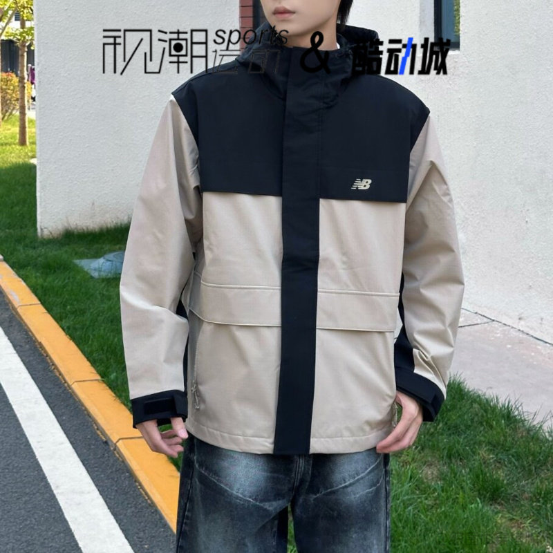 NB卡其山系机能户外休闲夹克