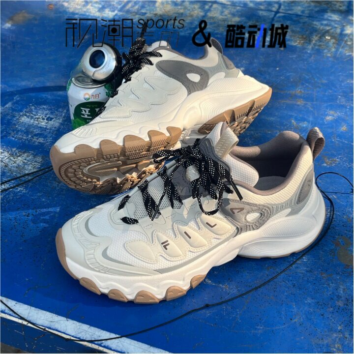 斐乐蘑菇鞋桦树棕潮流百搭老爹鞋