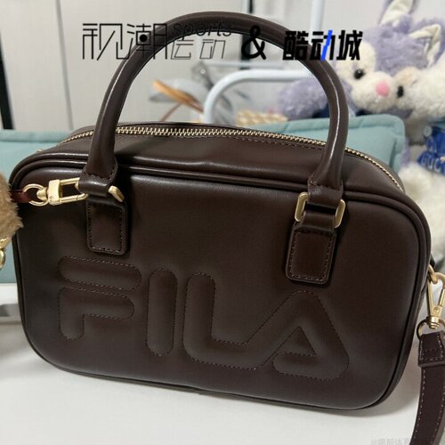 斐乐ORIGINALE褐色小熊手提包