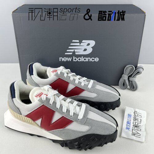 NBXC-72灰红减震防滑低帮跑步鞋
