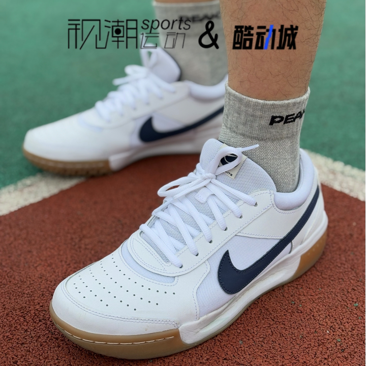 耐克CourtLite3白蓝防滑网球鞋