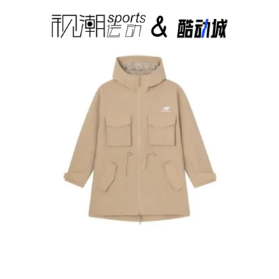 NB卡其色女子风衣外套舒适梭织