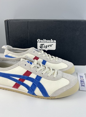 OnitsukaTiger鬼塚虎Mexico66白蓝红男女休闲德训鞋1183B391-100
