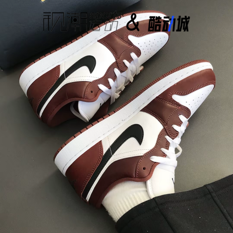 AJ1胭脂红大童板鞋复古篮球鞋