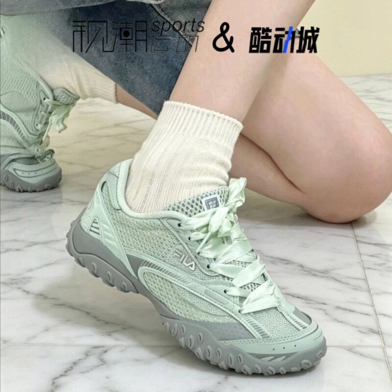 斐乐跳跳鞋2淡绿潮流百搭芭蕾鞋