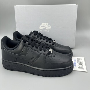 休闲板鞋 Nike耐克Air Force1 AF1空军一号纯黑男女经典 001 CW2288