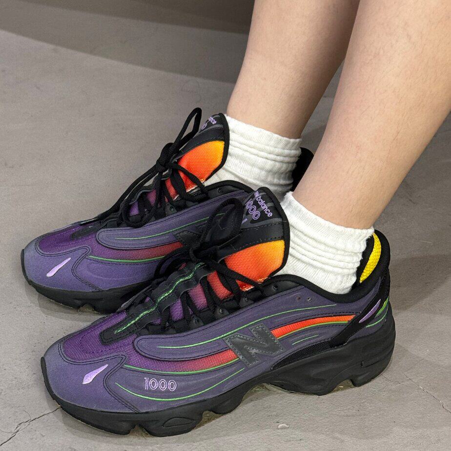 NB1000黑色男女耐磨休闲跑步鞋