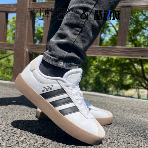 阿迪达斯VLCourt3.0白色男板鞋