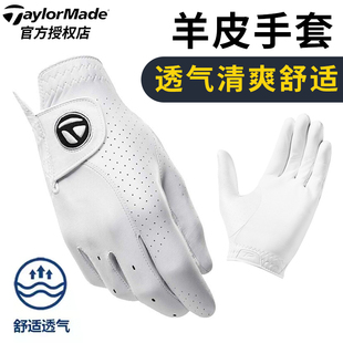 TaylorMad泰勒梅小羊皮手套高尔夫防晒透气防滑耐磨手套左手男士