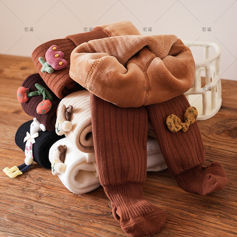 儿童冬季加绒连裤袜22