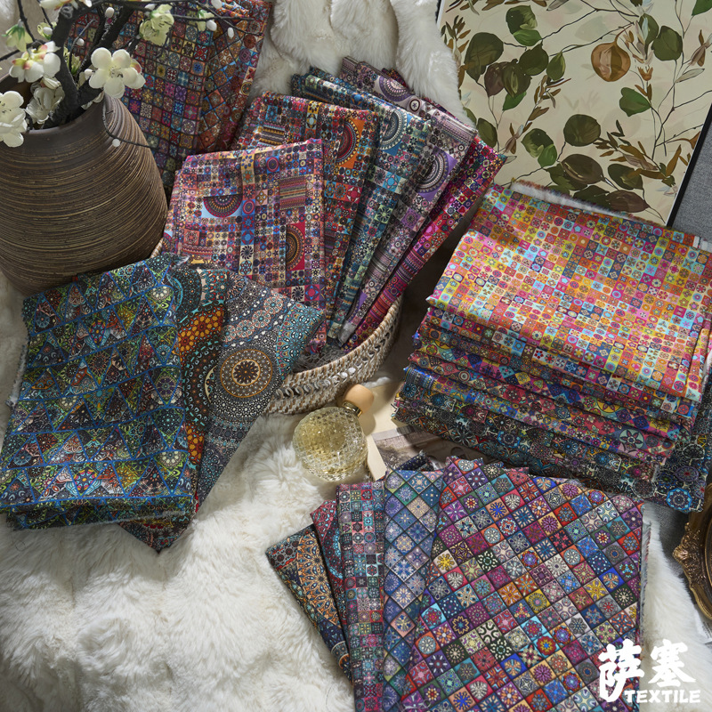 数码印花萨塞进口底布