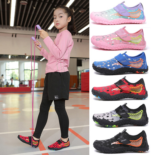 儿童跳绳鞋小学生专用软底静音