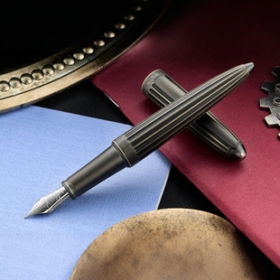 德国DIPLOMAT外交官迪波曼太空梭Aero黄铜金属旋转吸墨 Brass钢笔