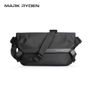 马可·莱登大容量单肩斜挎包户外骑行潮流简约旅行包男休闲邮差包