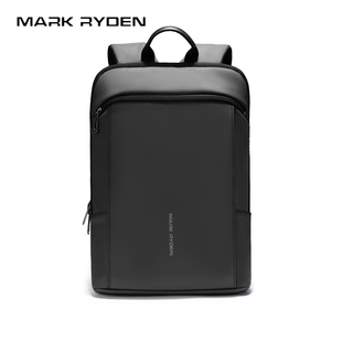 马可·莱登轻薄双肩背包男士笔记本电脑包日常通勤差旅学生书包