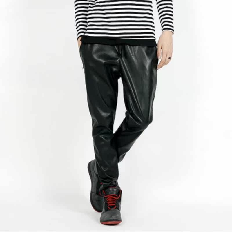 Pantalon cuir homme pour jeunesse REMEMBERCLICK - Ref 1479866 Image 4