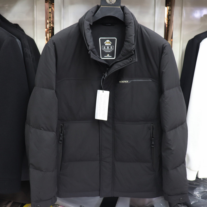 2025冬季新款杰克雄狮男装休闲男士简约百搭立领羽绒服外套25671