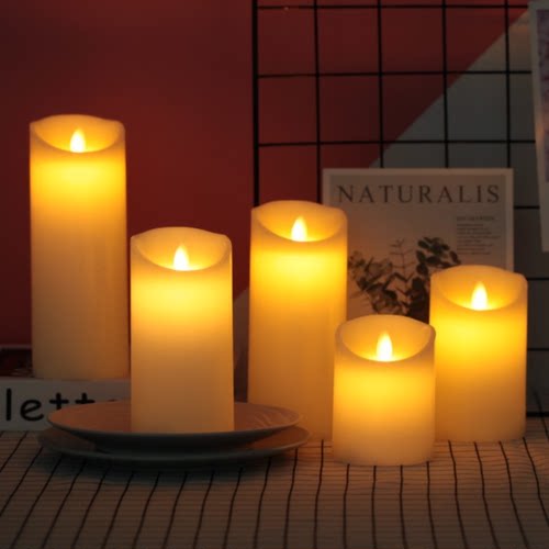 led电子蜡烛灯生日创意浪漫求婚烛光氛围布置酒吧酒店仿真引路灯