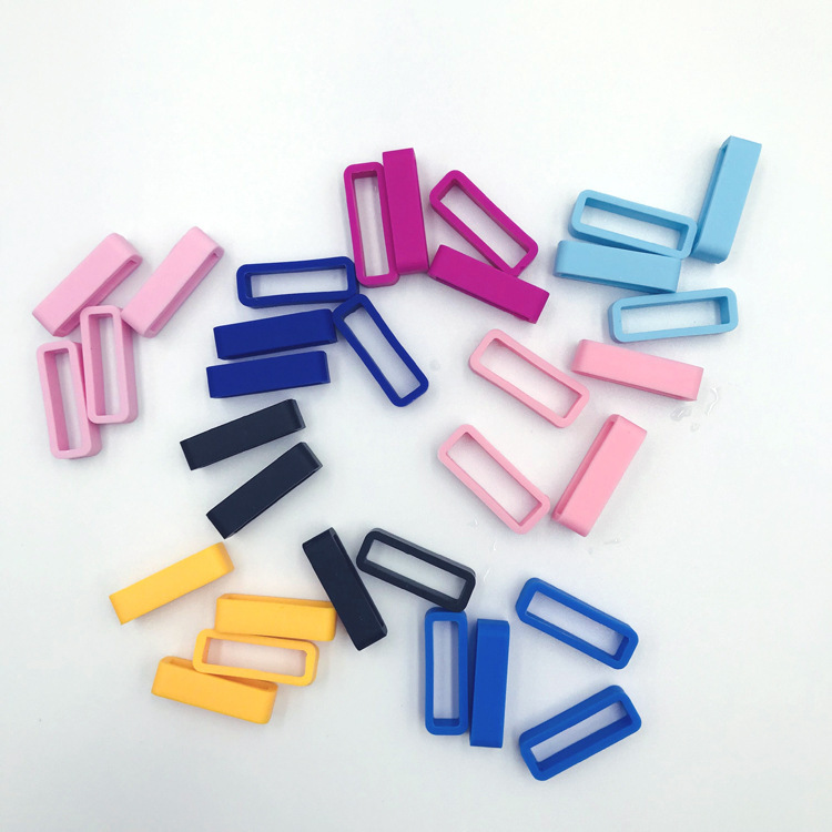 dickies帝客fila斐乐mlb通用手表表带硅胶环扣手表带固定圈20mm22