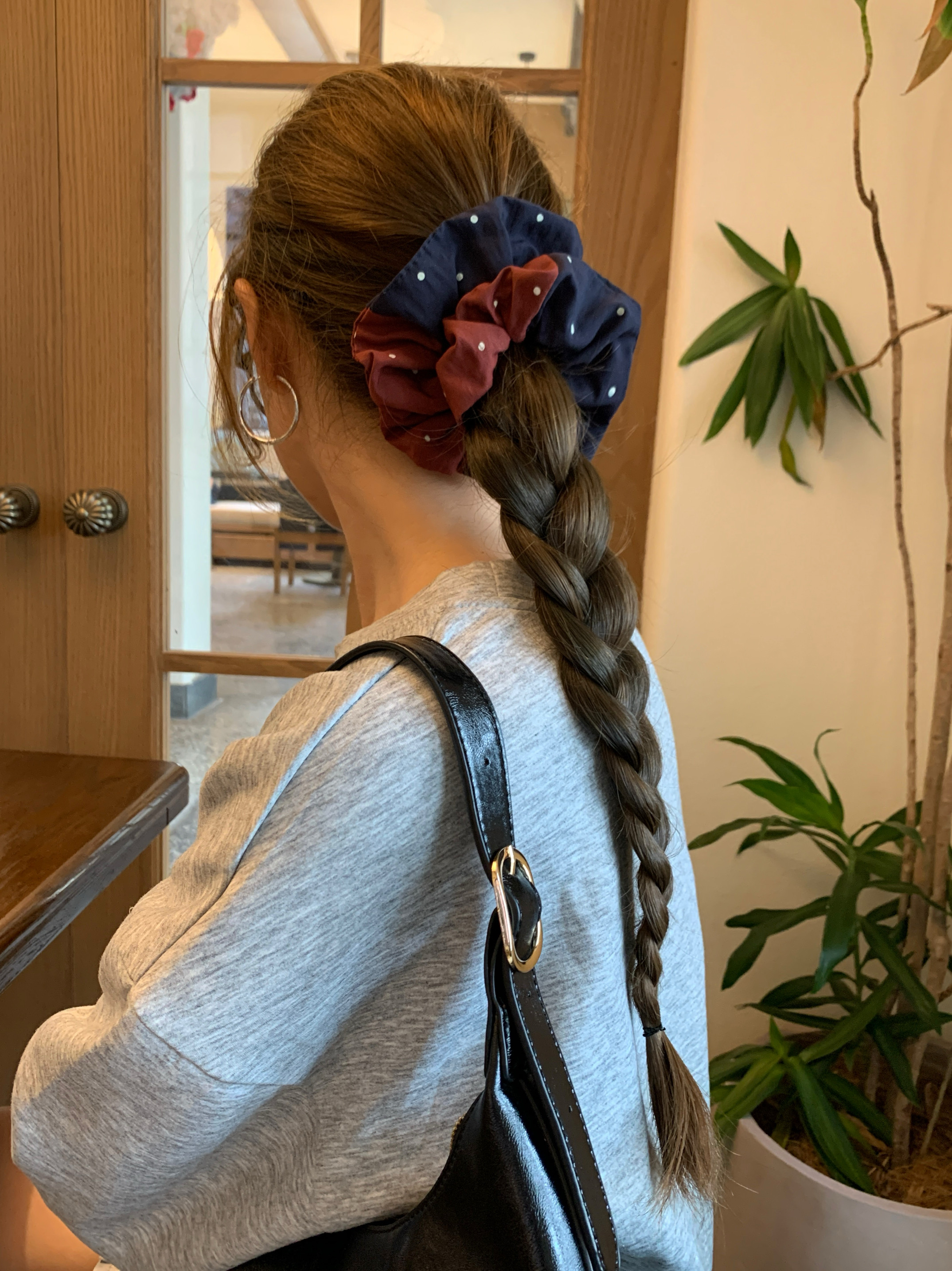 韩国温柔拼接大肠发圈法式气质复古双层小蛮腰扎低马尾头绳发饰女,饰品/流行首饰/时尚饰品新,发饰,淘宝优惠券,粉丝福利购,淘宝优惠卷