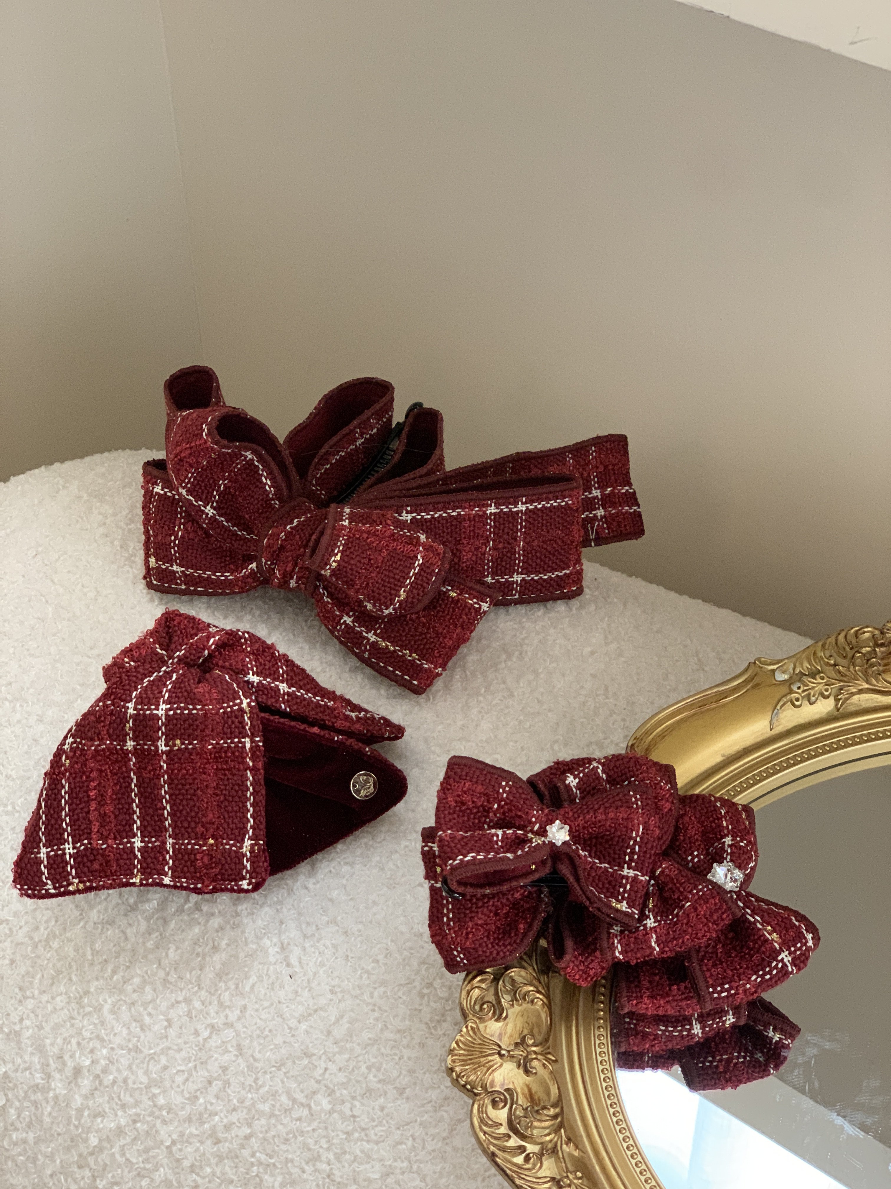 小香风限量款卖完无补韩国2025新款高级感气质蝴蝶结发夹发饰头饰,饰品/流行首饰/时尚饰品新,发饰,淘宝优惠券,粉丝福利购,淘宝优惠卷