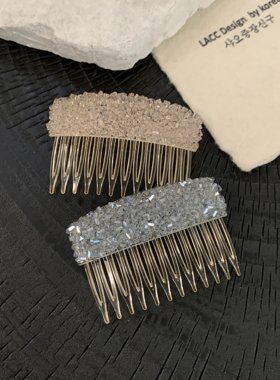 韩国原创新款发梳刘海梳碎发整理短发前额侧边发卡碎发梳发夹女