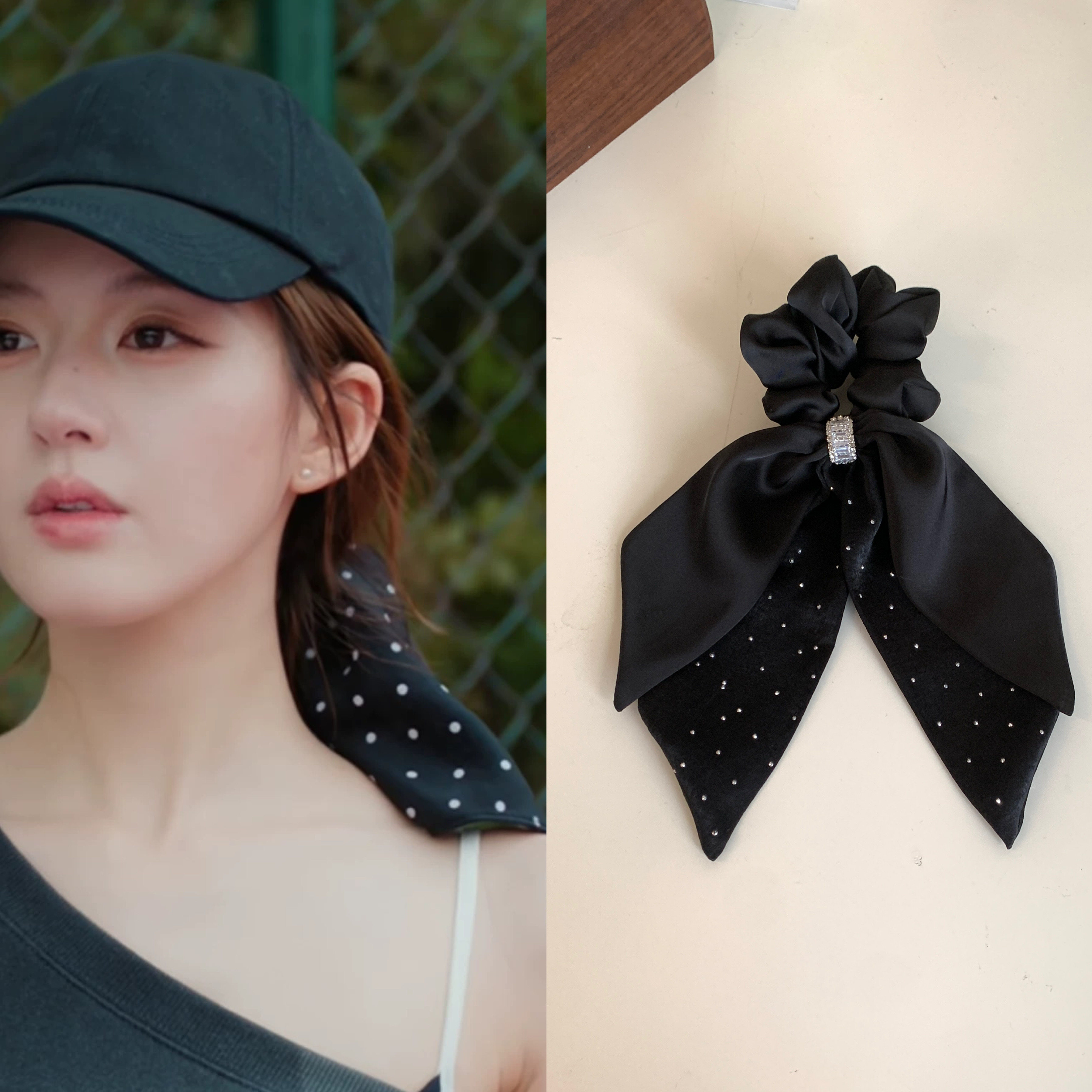 韩国金标许我耀眼赵露思同款韩国2025新款高级感蝴蝶结大肠圈发饰,饰品/流行首饰/时尚饰品新,发饰,淘宝优惠券,粉丝福利购,淘宝优惠卷