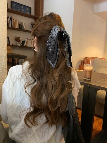 韩国2025新款高级感气质蝴蝶结发夹后脑勺抓夹发抓头饰发饰马尾抓