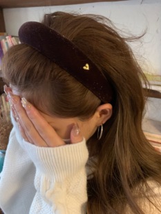 韩国金标金丝绒进口2025气质丝绒高颅顶发箍发饰发夹头箍发卡头饰