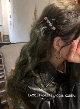 韩国气质高级感锆石蝴蝶结发夹2025新款前额碎发侧边发卡夹子女