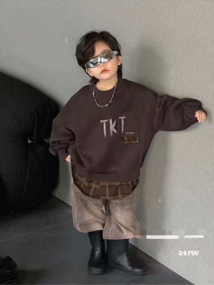 男童加绒卫衣冬季新款儿童一体绒卫衣中大童加绒卫衣断码清仓